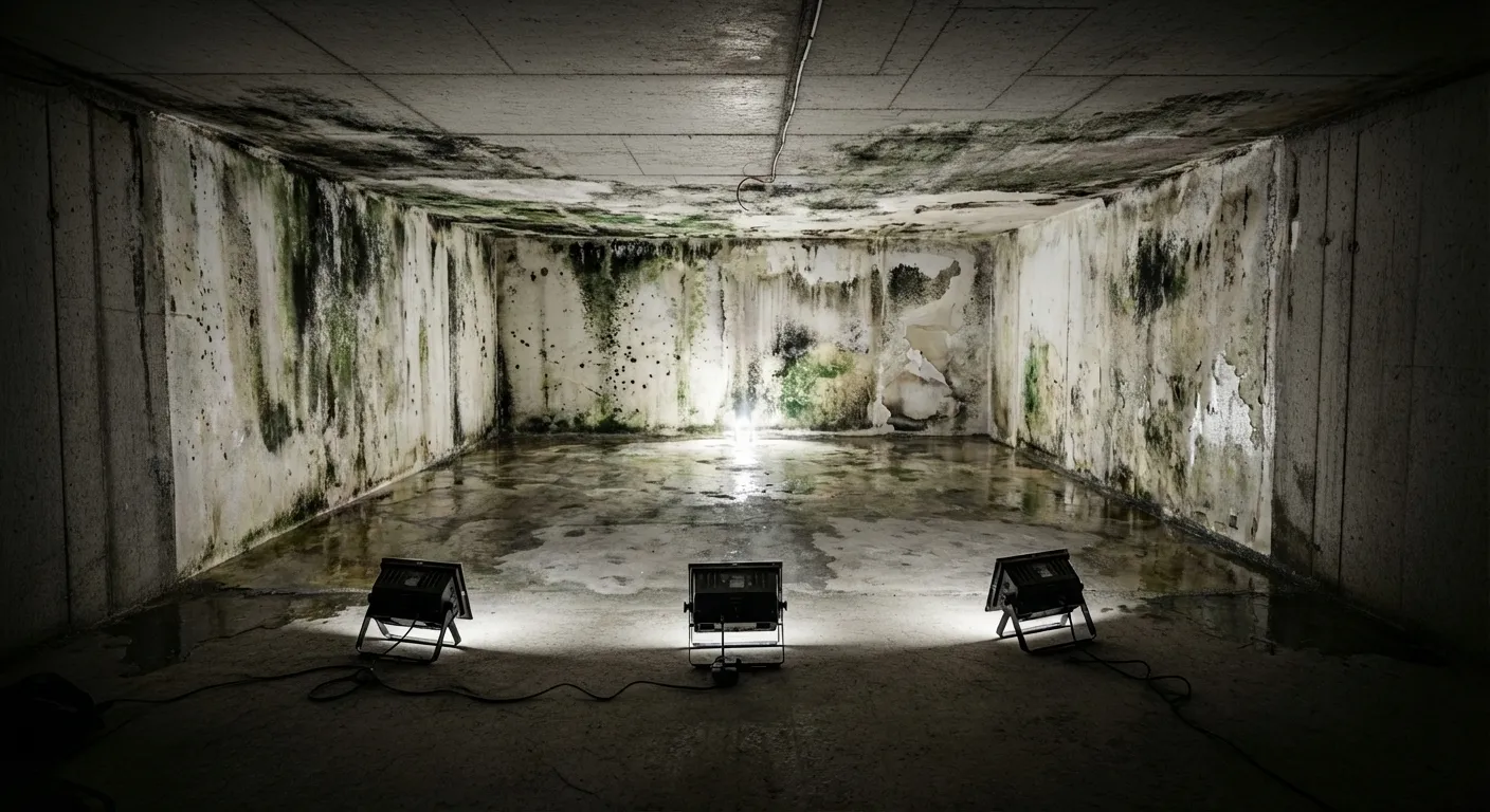 Cave humide et insalubre